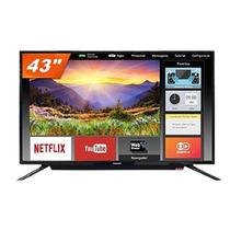 Smart TV LED de 43" Ecopower EP-TV043 2K Wi-Fi/HDMI/USB - Preto