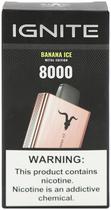 Vape Descartavel Ignite V80 Banana Ice 8000 Puffs Metal Edition Rose