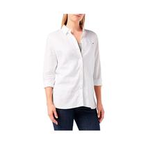 Camisa Tommy Hilfiger Feminina 1A77672061-100 s - Branco