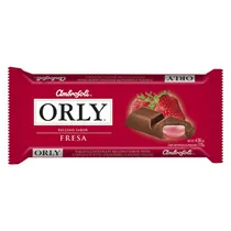 Chocolate Ambrosoli Orly Frutilla 115G