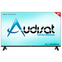 Smart TV Audisat AD-42, Tela 42" (2024), Full HD, Wi-Fi, USB, Preto