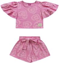 Conjunto Infantil Fakini 10.24.02689 Barbie - Feminino (2 Pecas)