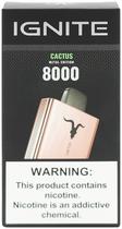 Vape Descartavel Ignite V80 Cactus 8000 Puffs Metal Edition Rose