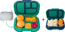 Kit de Lancheira Escolar Bentgo Lunch & Snack Bundle - BGCHSNK-G Green (2 Peças)
