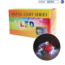 Luzes LED de Natal K0077 c/300 Pisca - Cascada - Colorido de 3 MTS - 220V