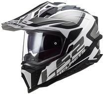 Capacete para Moto LS2 Explorer MX701 - Tamanho s (55-56) - Cinza/ Preto