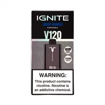 Dispositivo Descartavel Ignite V120 12000 Puffs Black Mixed Berries