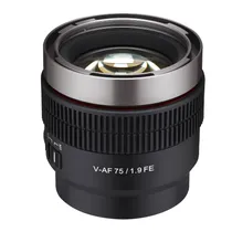 Lente Cine Samyang Sony V-Af 75MM T/1.9 e-Mount