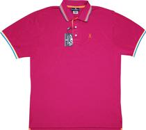 Outlet Camiseta Polo Psycho Bunny B6K778 Masculina - Fucsia