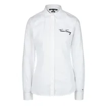Camisa Tommy Hilfiger Feminina WW0WW21480-100 08 - Branco