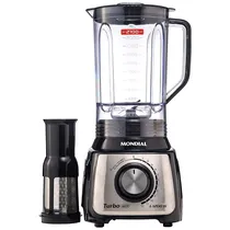 Liquidificador Mondial Turbo L-1200BI - 1200W - 2.1L - 110V/60HZ - Preto
