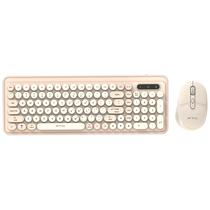 Teclado FTX Wireless/Bluetooth + Mouse FTXGK02 Espanol - Dourado