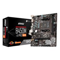 Placa Mãe MSI B450M-A Pro Max DDR4 Socket AM4 Chipset B450 Micro ATX