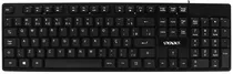 Teclado Satellite AK-921 USB - Black (Português)