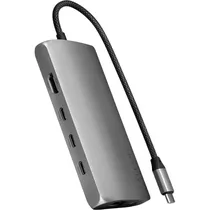 Satechi Hub ST-P8KEM Multiport Adapter Dmi 8K / USB-C / Ethernet V3 Space Gray