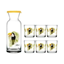 Juego de Jarra Con Vasos Pasabahce Jungle 96348B 7 Piezas