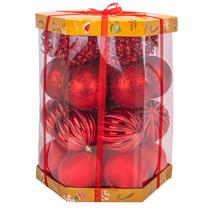 Bolas de Natal Decoracao para Arvore 7CM Vermelho