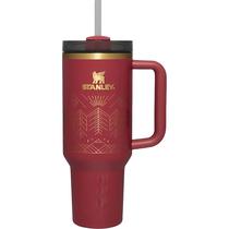 Garrafa Termica Stanley Quencher com Canudo Flowstate - Cranberry Winterscape 1.18L