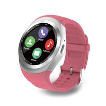 Relogio Smartwatch Redondo Rosa