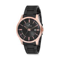 Relogio Analogico Masculino Daniel Klein Premium DK12229-4 - Preto e Rosa Ouro