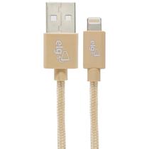 Cabo Elg C810BG - USB/Lightning - 1 Metro - Nylon Trancado - Dourado