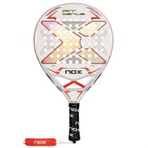 Nox Paleta de Padel ML10 Pro Cup Coorp 2024 Fibra de Vidrio Blanco Rojo