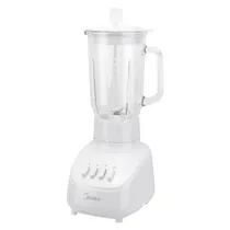 Liquidificador Midea MJBL6008BW-W 2 Em 1 / 1 Litro / 2 Velocidades + Pulsar / 600W / 220-240V ~ 50/ 60HZ - Branco