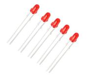 Ard LED Vermelho 3MM 5UNIDADES Arduino