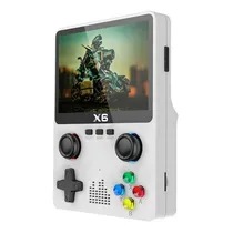 Consola Game X6 / Tela 3.5" / TF Card / 3D / 32GB - Branco