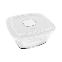 Táper Cuadrado de Vidrio Marinex Facilita SM400.0727.03N 2L Surtido
