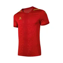 Short Sleeve Football Jersey Red M