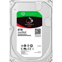 HD SATA3 8TB Seagate Ironwolf Nas ST8000VN004 G BR