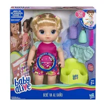 Muñeca Baby Alive Va Al Baño