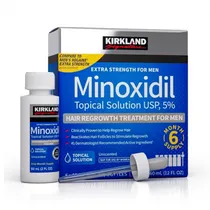 Tratamento Minoxidil Kirkland Signature 6 Unidades 60ML