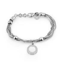 Pulseira Feminina Freelook FRJ.3.3008-1 de Aco Inoxidavel - Prata