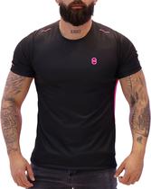 Camiseta Joog Infinit Preto/Rosa Masculina