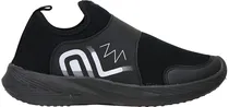 Tenis Infantil Pé com Pé 390016-027 - Preto/Preto