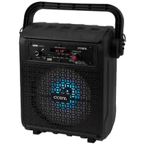 Speaker Coby CY3360-637 300 Watts P.M.P.O com Bluetooth/Rádio FM/Auxiliar/Micro SD - Preto