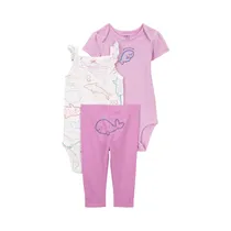 Conjunto Infantil Carter's 1Q925010 Niña 3 PZS