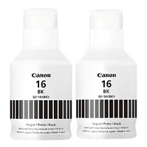 Kit Garrafa de Tinta Canon GI-16 BK - 2 Peças