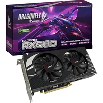 Placa de Vídeo RX580 8GB Keepdata KDRX580-8GD5B DDR5 Black Dragonfly BLK