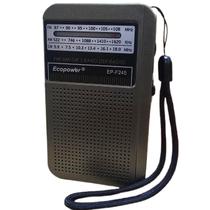 Radio Ecopower Ep 245 USB/FM/AM- Cinza