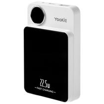 Carregador Portatil Wireless Yookie YO65 de 10.000 Mah para 2 Saidas USB e USB-C - Branco