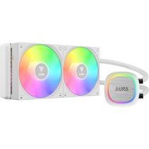 Cooler Liquido Gamdias Aura GL240 V2 Argb 120 MM PWM para Cpu - Branco