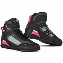 Bota para Motociclista Seventy Degrees Veloce SD-BR2 - Tamanho 42 - Black/Pink