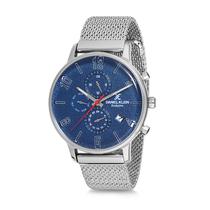 Relogio Analogico Masculino Daniel Klein Exclusivo DK12165-3 - Azul e Prata