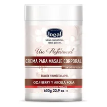 Ideal Crema para Masaje Corporal Goji Berry 650G