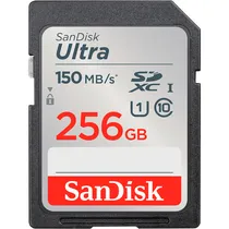 Cartão de Memória Sandisk Ultra SDHC 256GB 150 MB/s Classe 10 - SDSDUNC-256G-GN6IN