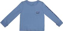 Outlet Camiseta Manga Longa Vineyard Vines 7V001547 Azul Ceu - Masculina