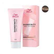 Tinte Wella Semipermanente Shinefinity Zero Lift Glaze 0407 Medium Brown Natural